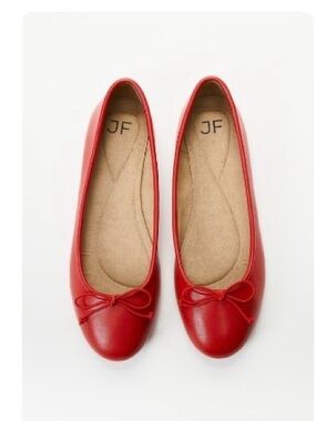Red Ballet Flats - 9.5